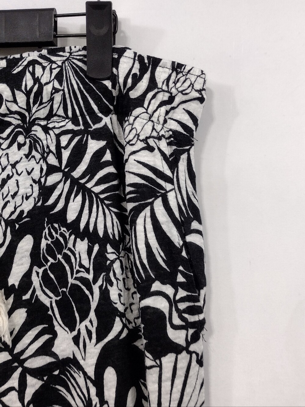 Nicole Miller Linen Tropical Print Floral Wide-Leg Pants Womens XL Boho Beach - Picture 3 of 7